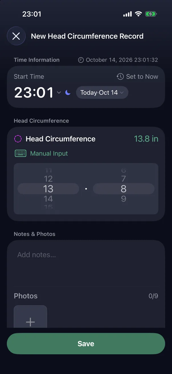 New Head Circumference Record.