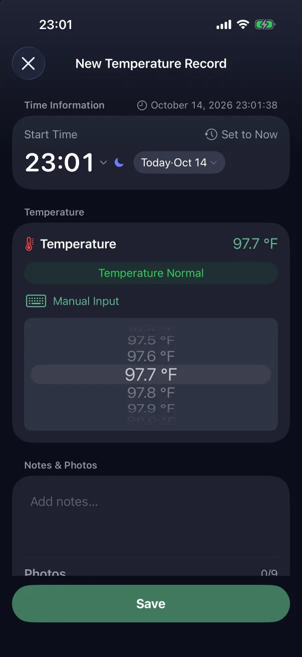 New Temperature Record.