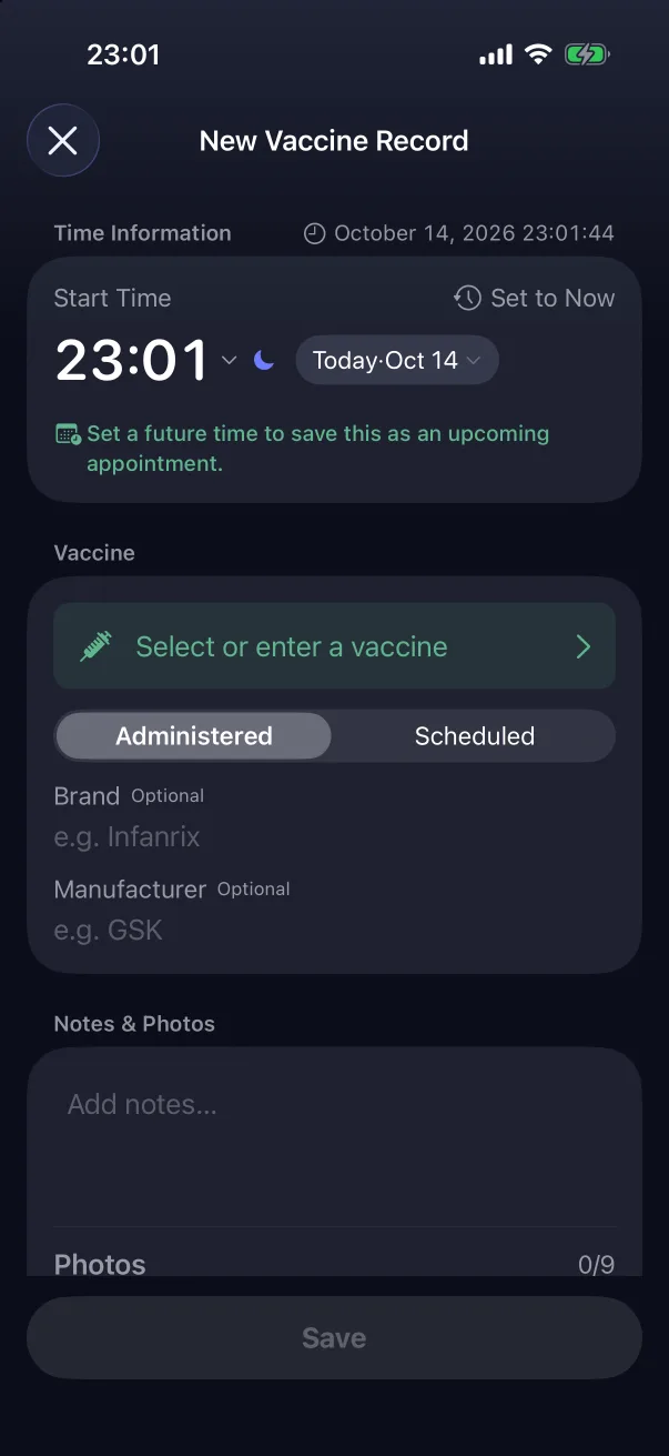 New Vaccine Record.