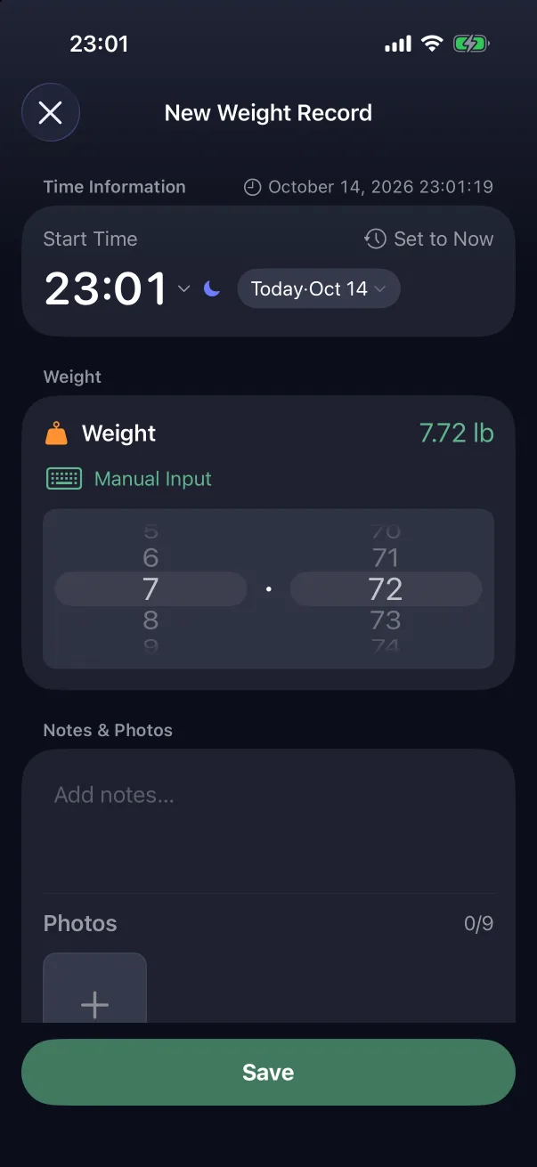 New Weight Record.