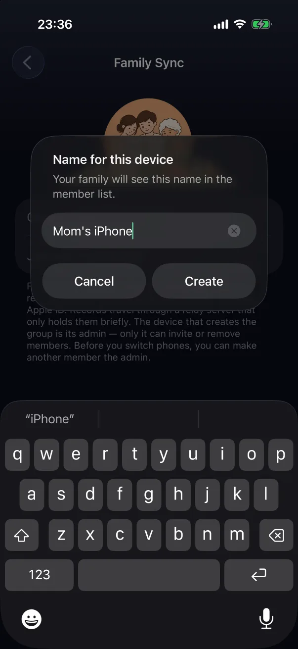 Naming this device.