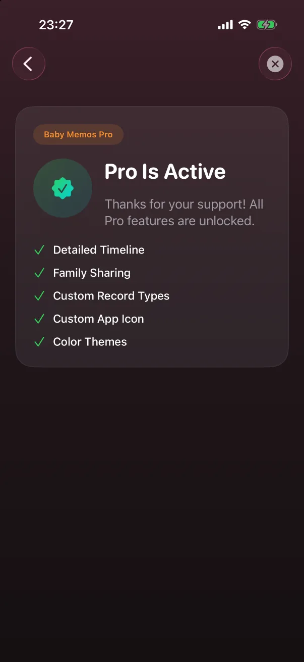 Premium active.